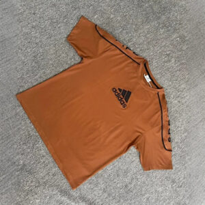 New drop shoulder t-shirt Deep orange